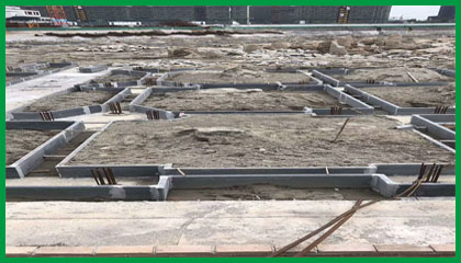 承臺(tái)陶?？招陌?工地磚胎膜用墻板