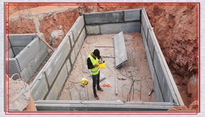 大型磚胎膜，承臺用空心水泥陶粒板