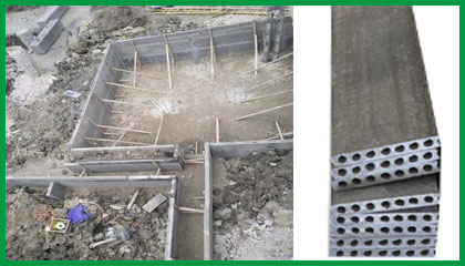 空心水泥板里面是用什么材料？